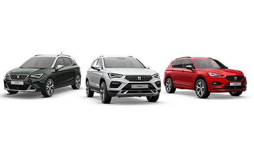 SEAT Arona, Ateca und Tarraco Frontansicht