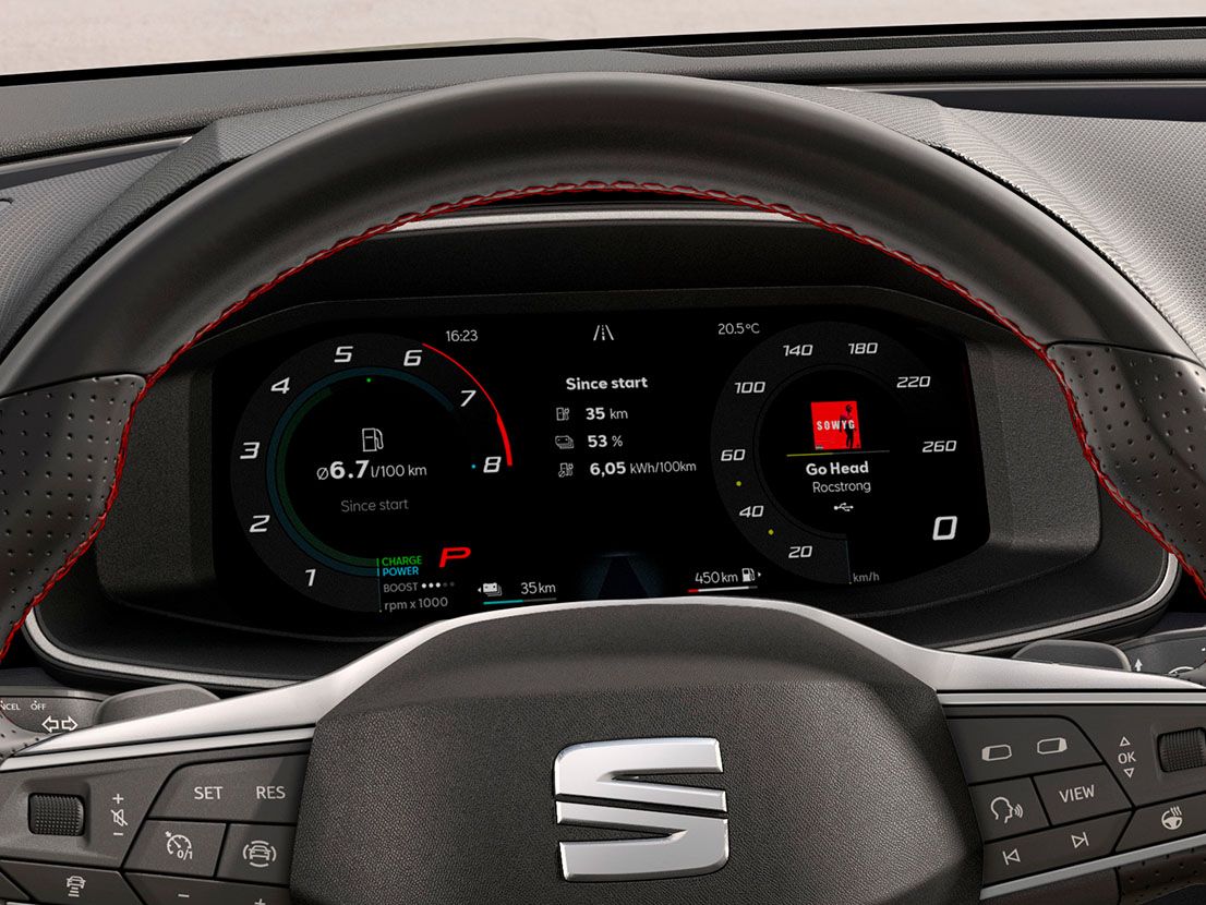 SEAT Leon 5-Türer mit individuell anpassbarem digitalen Cockpit