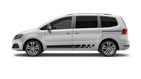 SEAT Alhambra silber Seitenansicht