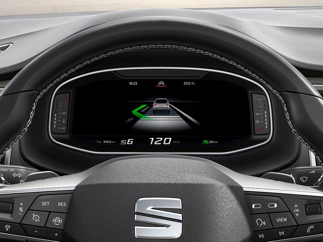 Digitales Cockpit im SEAT Ateca