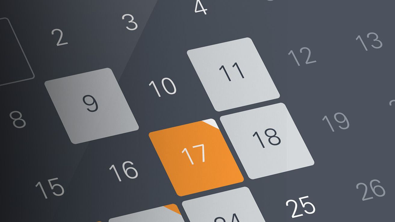 Grafik von einem Kalender