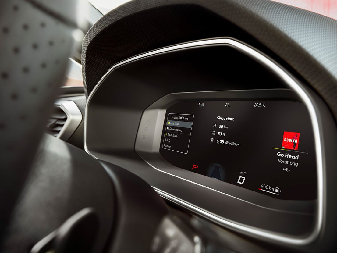 Digitales Cockpit im SEAT Leon FR