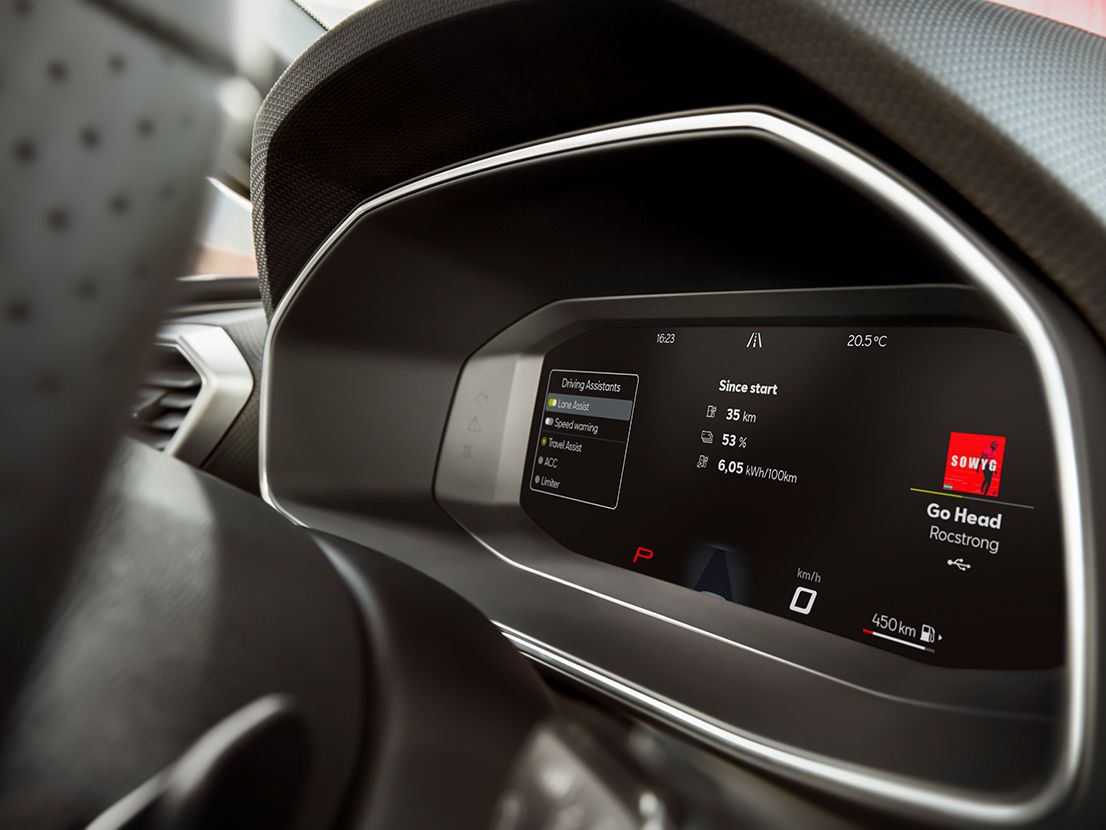 Innenansicht des SEAT Leon 5-Türers mit digitalem Cockpit