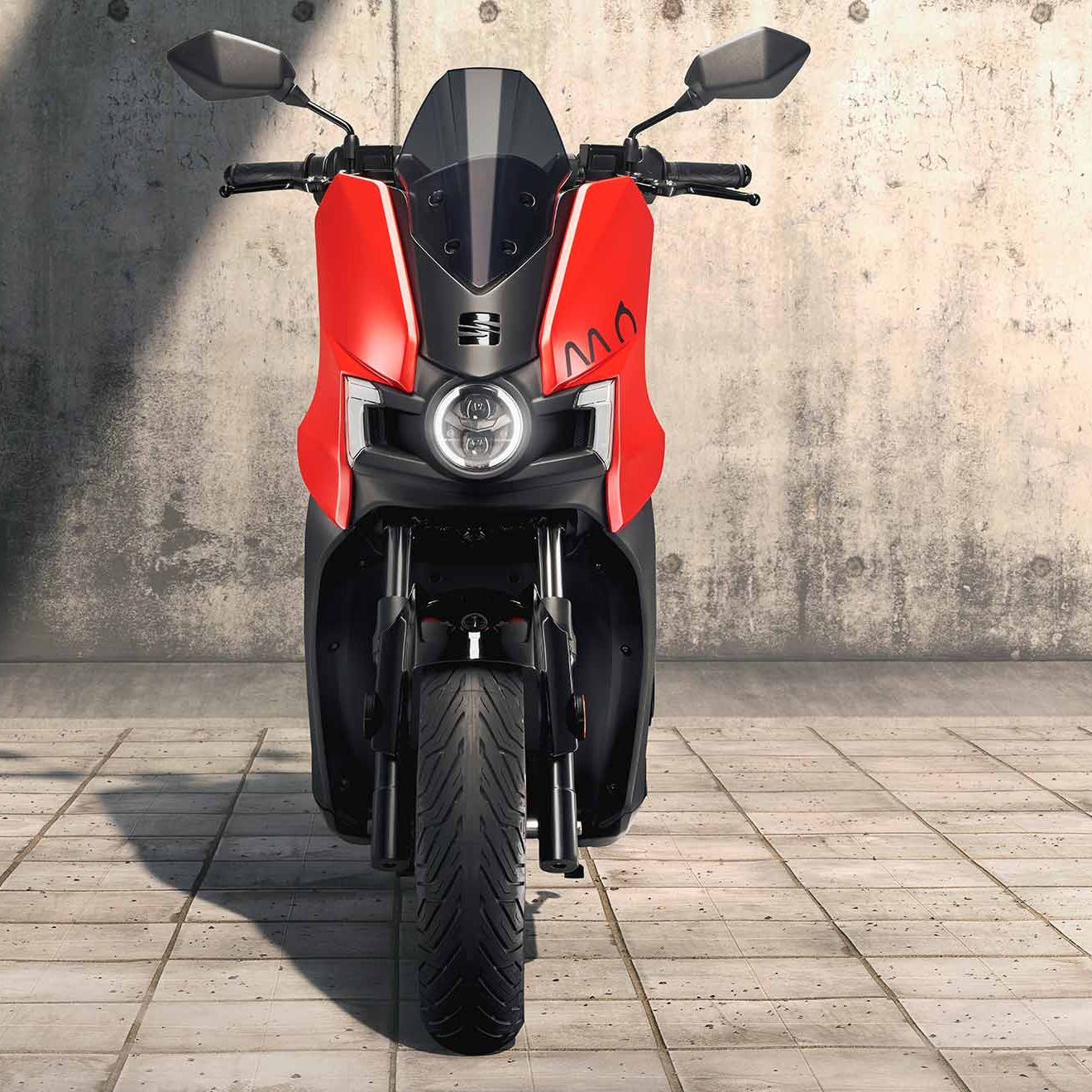 SEAT MÓ 125 scooter elétrica vista dianteira