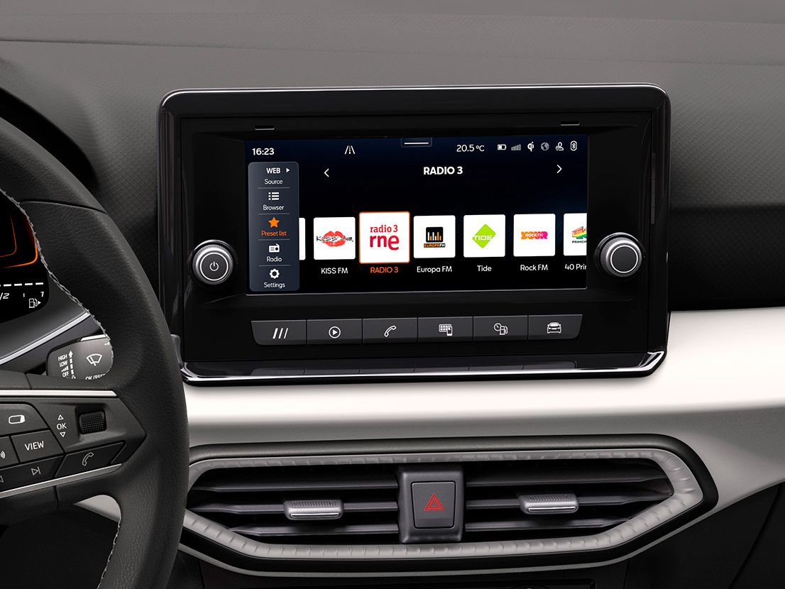 Seat Ibiza Style mit Media-System und Touchscreen-Bedienung