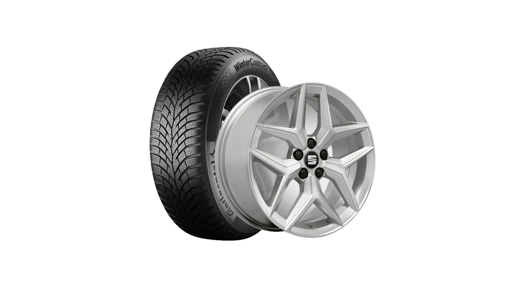 SEAT Ibiza Dynamic Winterkomplettrad Conti Reifen