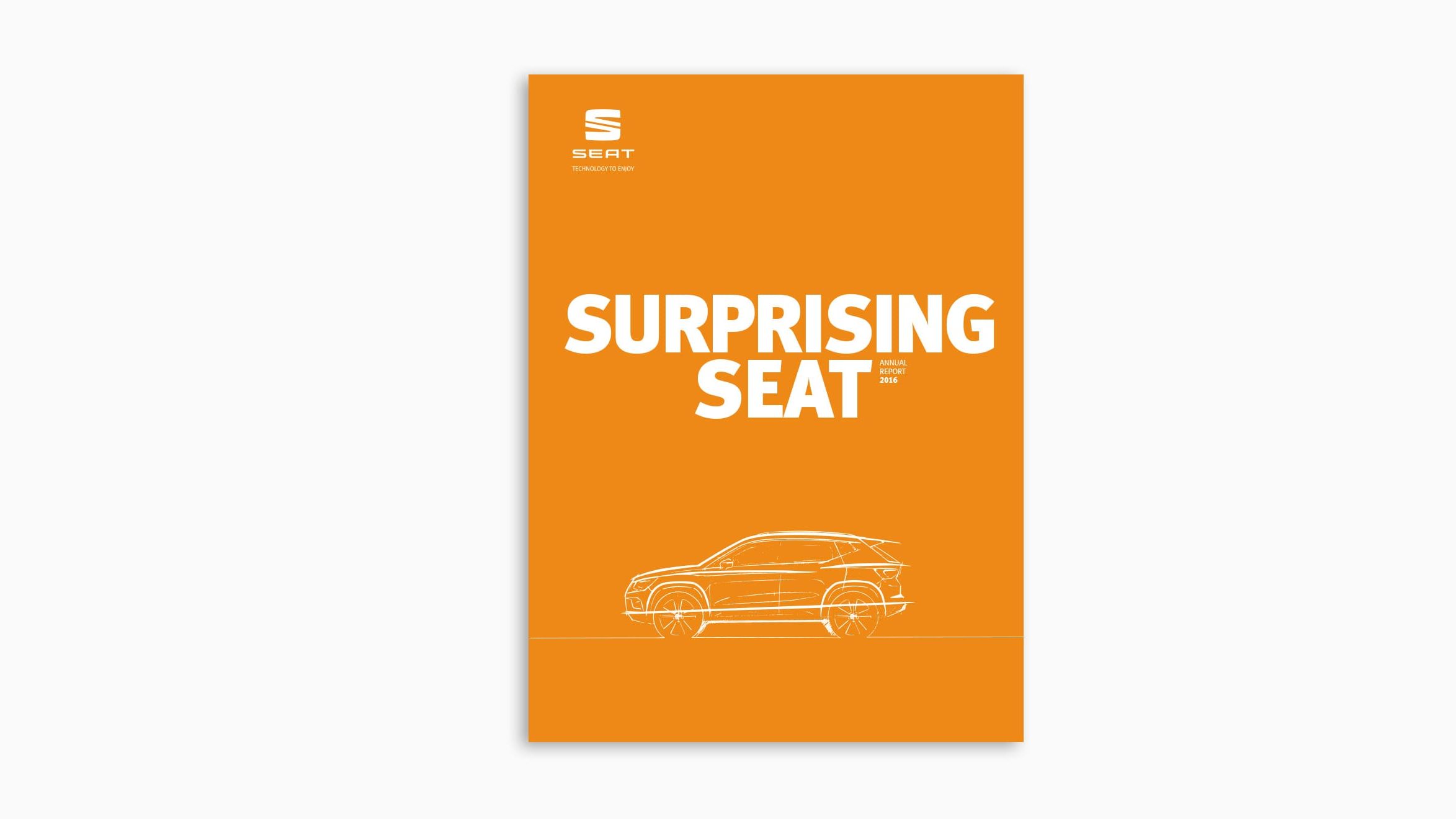 SEAT und CUPRA Jahresbericht Cover 2016