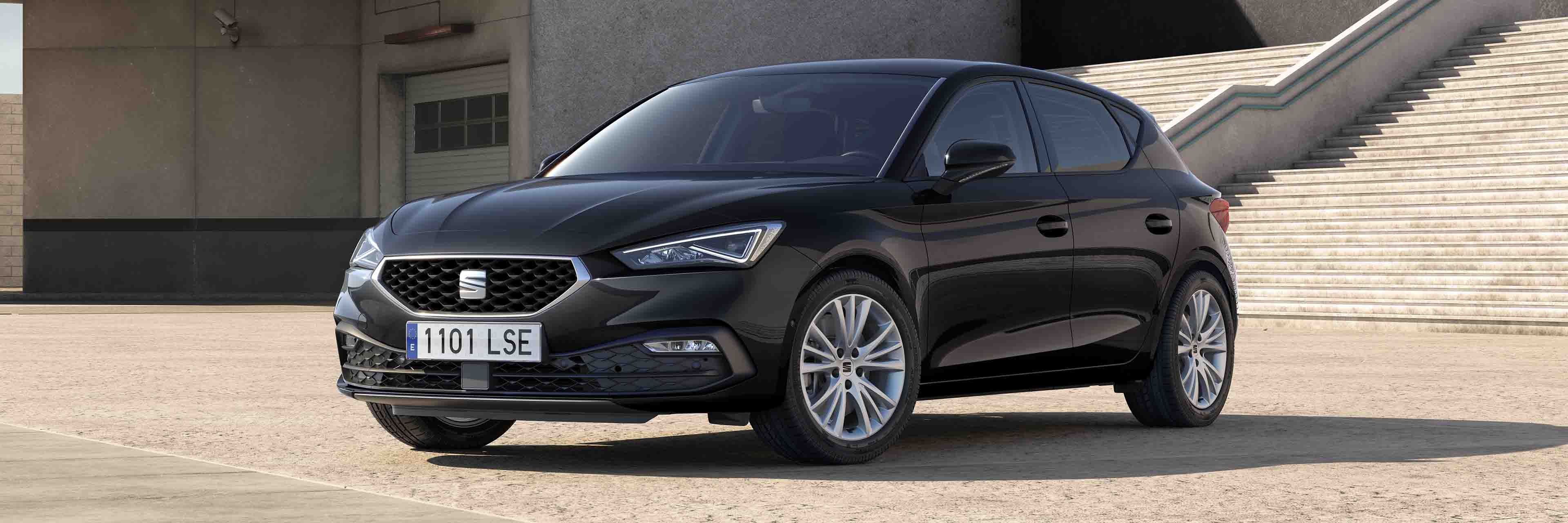 Vista do SEAT Leon em destaque