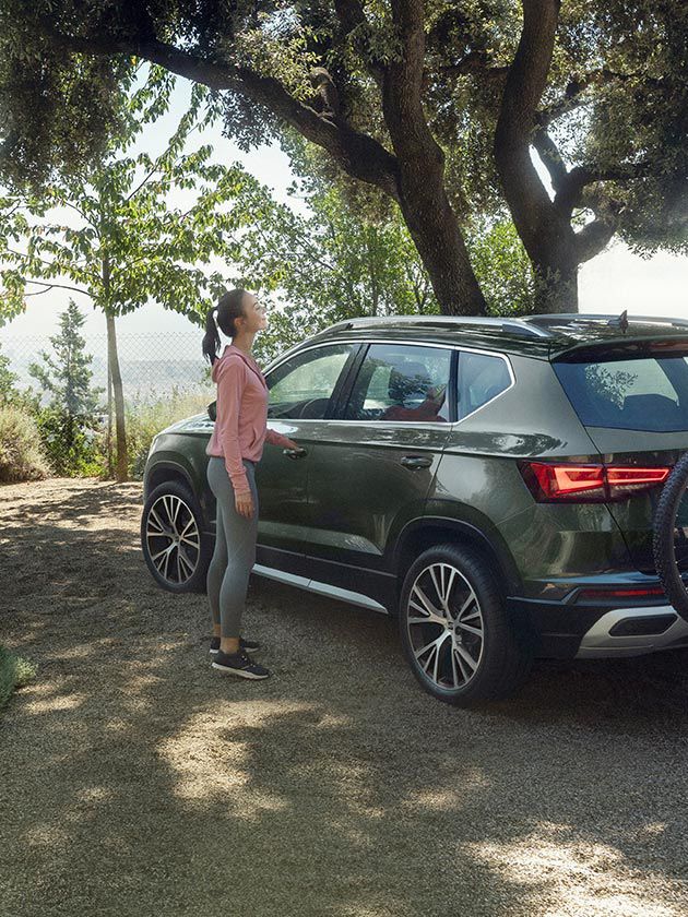 SEAT Ateca mit Fahrradträger