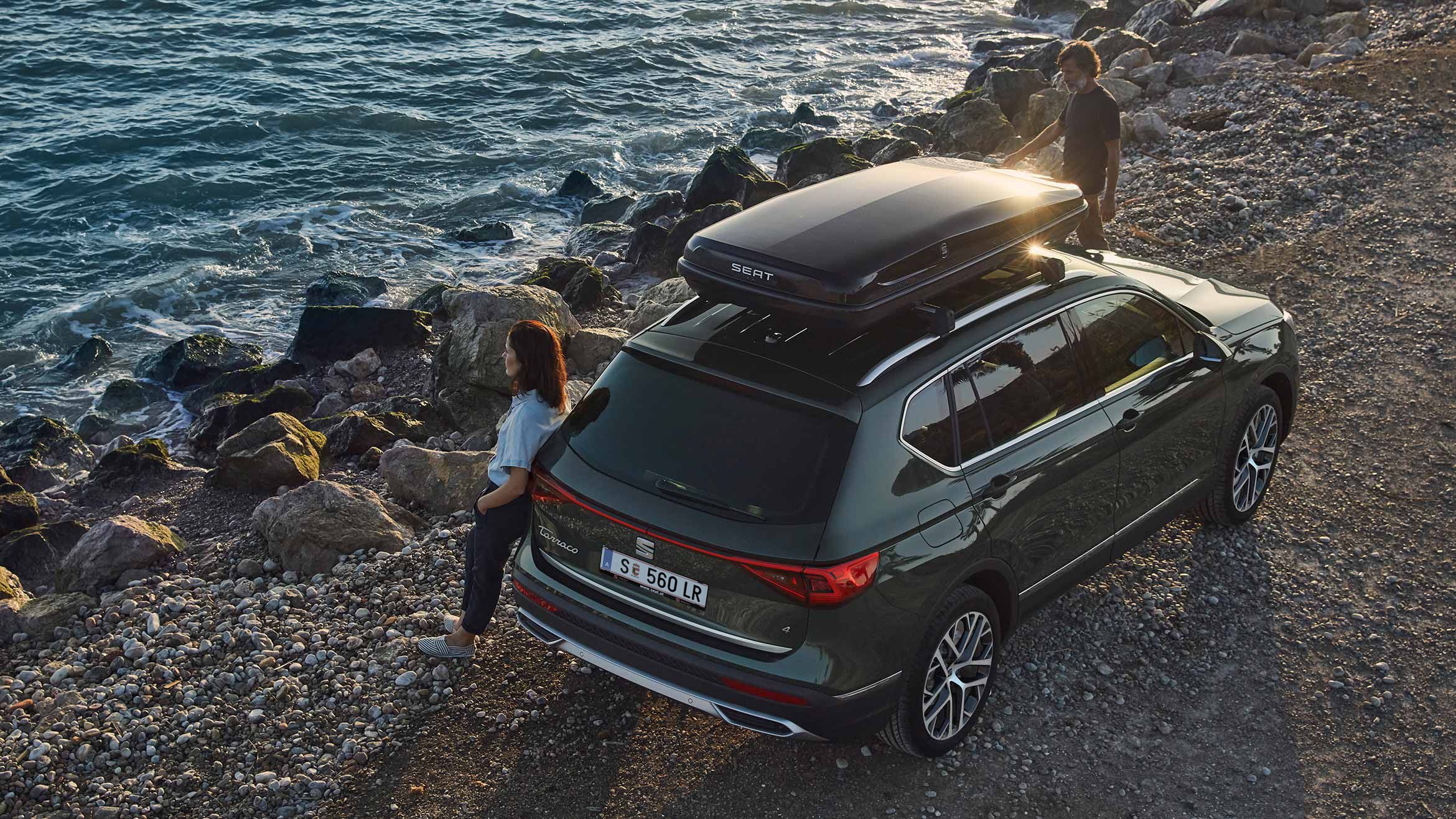 Der SEAT Tarraco XPERIENCE mit Dachbox